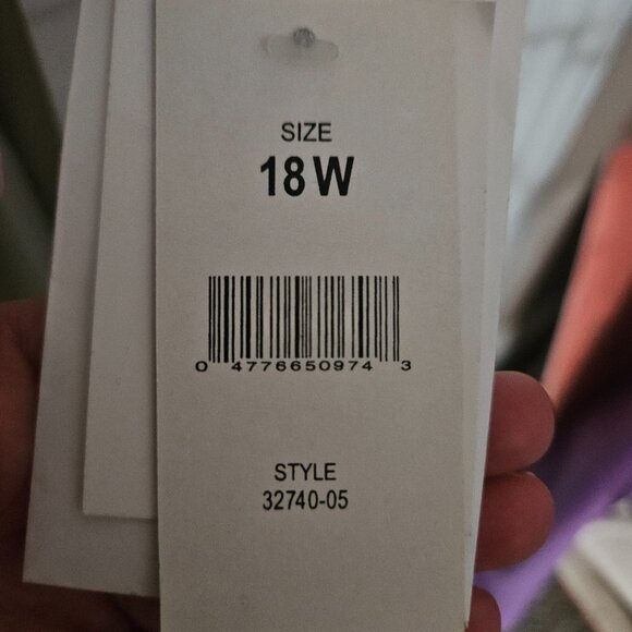 Dress Suit 2Pc Beige 18W w/Waist Tie and Breast Pocket design New with tags - Picture 4 of 14